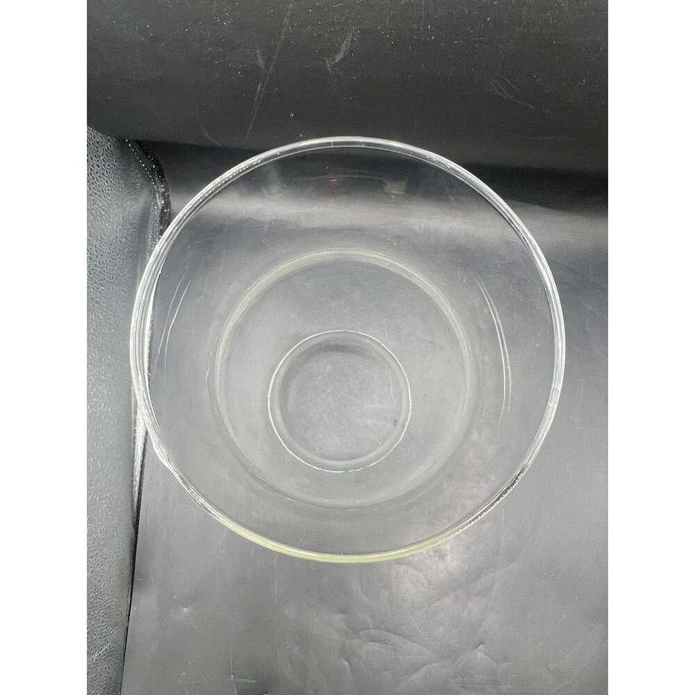 Unmarked clear glass